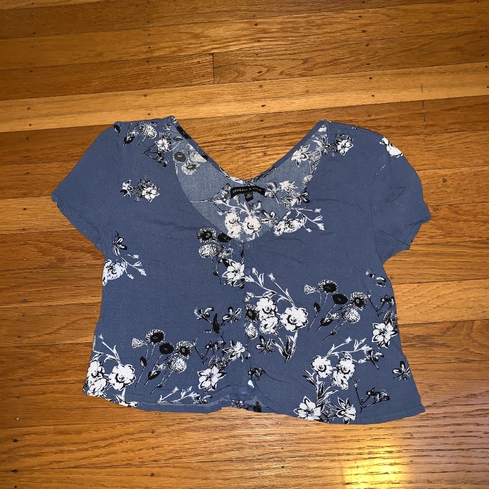 Kendall and Kylie Floral Crop Top